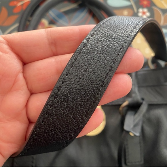 Michael Kors Bag Large leather Hamilton black gold - Picture 13 of 16